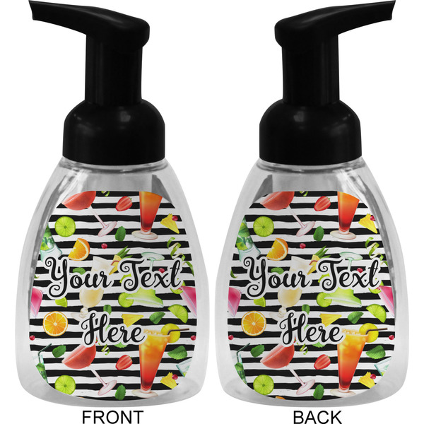 Cocktails Foam Soap Bottle (Front & Back)