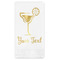 Cocktails Guest Napkins - Foil Stamped (Personalized)