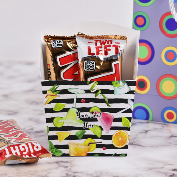 Cocktails French Fry Favor Box - w/ Treats View