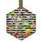 Cocktails Frosted Glass Ornament - Hexagon