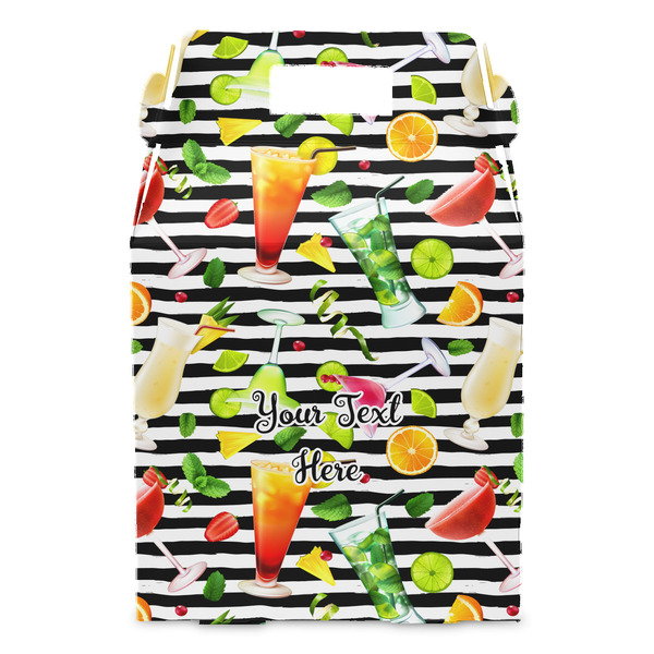 Cocktails Gable Favor Box - Front