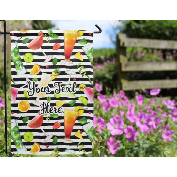 Cocktails Garden Flag - Outside In Flowers