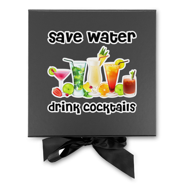 Cocktails Gift Boxes with Magnetic Lid - Black - Approval