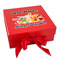 Cocktails Gift Boxes with Magnetic Lid - Red - Front