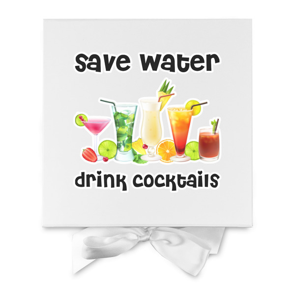 Cocktails Gift Boxes with Magnetic Lid - White - Approval