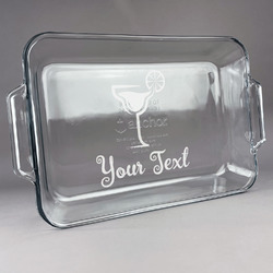 Cocktails Glass Baking and Cake Dish (Personalized)