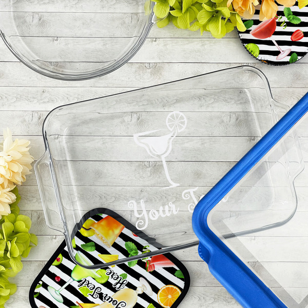 Cocktails Glass Baking Dish - LIFESTYLE (13x9)