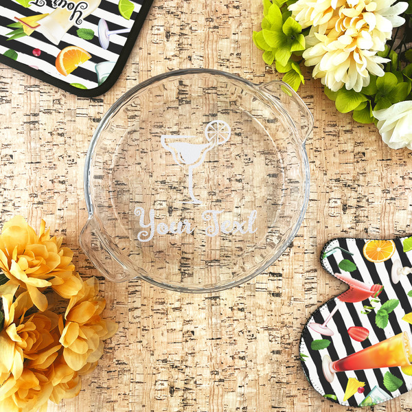 Cocktails Glass Pie Dish - LIFESTYLE