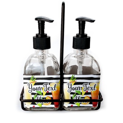 Cocktails Glass Soap & Lotion Bottles (Personalized)