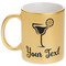 Cocktails Metallic Gold Mug (Personalized)