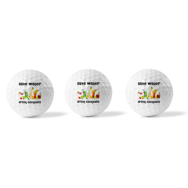 Cocktails Golf Balls - Generic - Set of 3 - APPROVAL