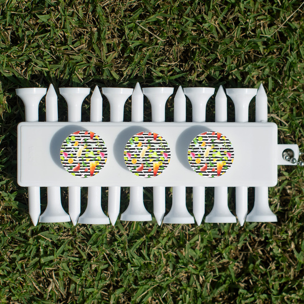 Cocktails Golf Tees & Ball Markers Set - Back