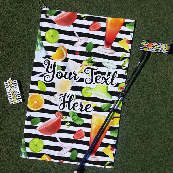 Custom Cocktails Golf Towel Gift Set (Personalized)