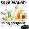 Cocktails Graphic Car Decal (Personalized)