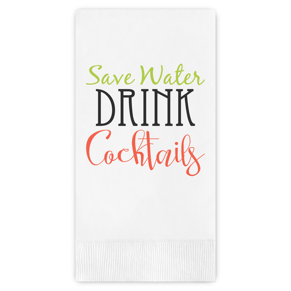 Custom Cocktails Guest Paper Towels - Full Color