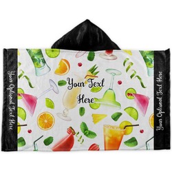 Cocktails Kids Hooded Towel (Personalized)