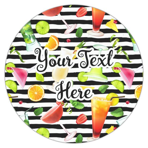 Cocktails Icing Circle - Large - Single