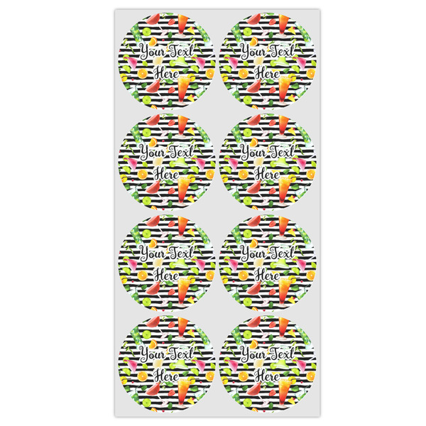 Cocktails Icing Circle - Medium - Set of 8