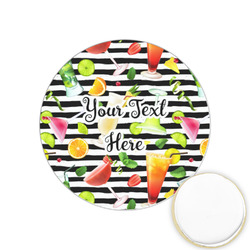 Cocktails Printed Cookie Topper - 1.25" (Personalized)