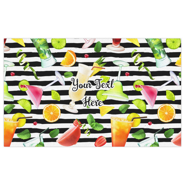 Cocktails Indoor / Outdoor Rug - 3'x5' - Front Flat