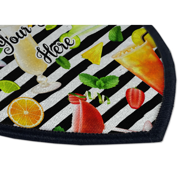 Cocktails Iron on Shield 3 Detail