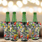 Cocktails Jersey Bottle Cooler - Set of 4 - LIFESTYLE