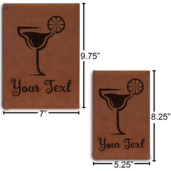 Cocktails Journal Size Comparisons w/ Dimensions