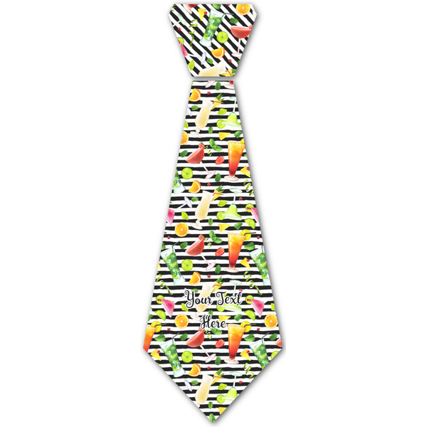 Custom Cocktails Iron On Tie (Personalized)