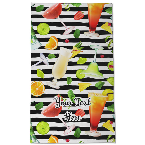 Cocktails Kitchen Towel - Poly Cotton - Full Front
