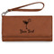 Cocktails Ladies Wallet - Leather - Rawhide - Front View