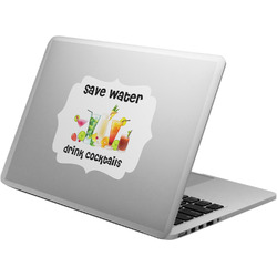 Cocktails Laptop Decal (Personalized)