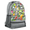 Cocktails Large Backpack - Gray - Angled View