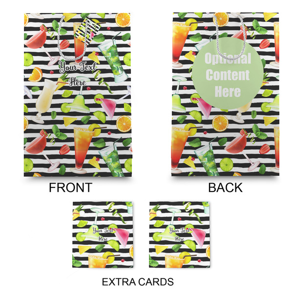 Cocktails Large Gift Bag - Approval