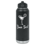 Cocktails Water Bottles - Laser Engraved - Front & Back (Personalized)