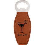 Cocktails Leatherette Bottle Opener (Personalized)
