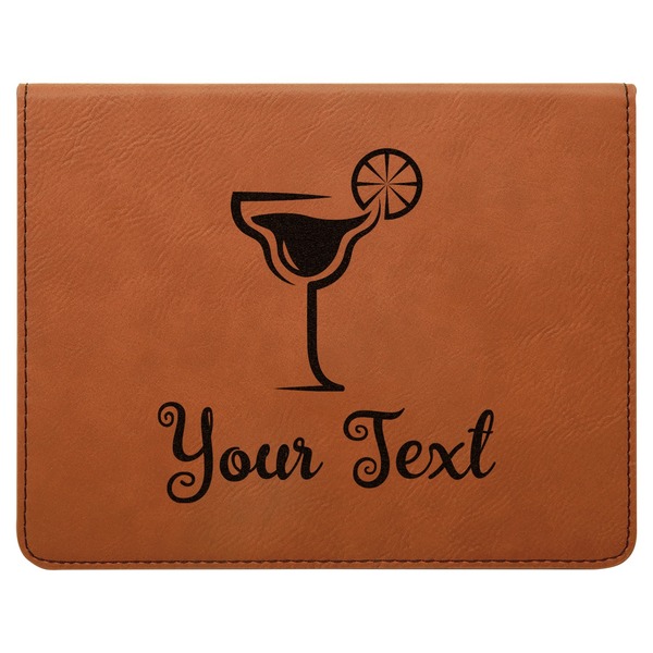 Cocktails Leatherette 4-Piece Wine Tool Set Flat