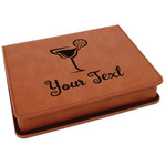Cocktails Leatherette 4-Piece Wine Tool Set (Personalized)