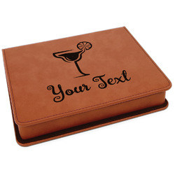 Cocktails Leatherette 4-Piece Wine Tool Set (Personalized)