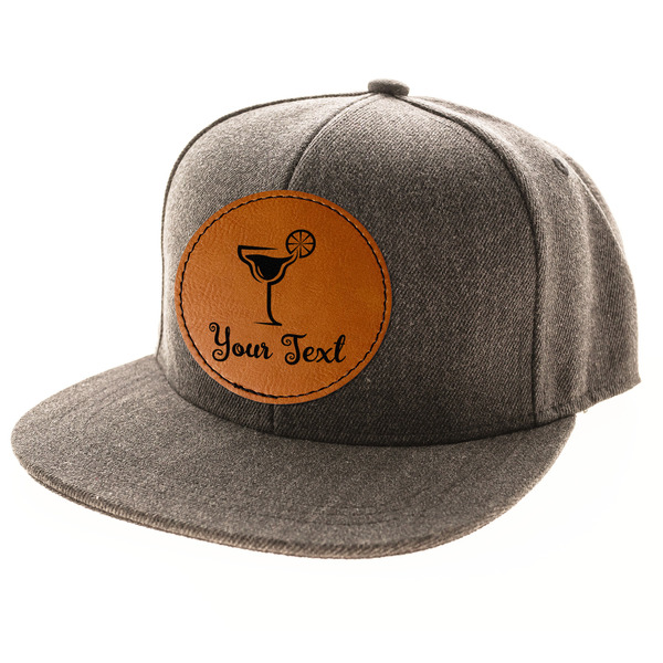 Cocktails Leatherette Patches - LIFESTYLE (HAT) Circle
