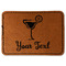 Cocktails Leatherette Patches - Rectangle