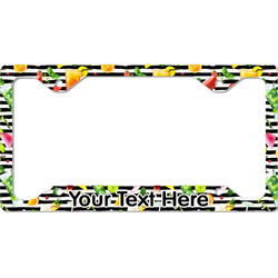 Cocktails License Plate Frame - Style C (Personalized)