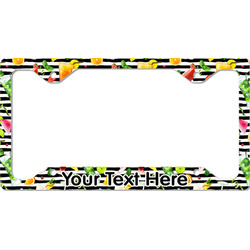 Cocktails License Plate Frame - Style C (Personalized)