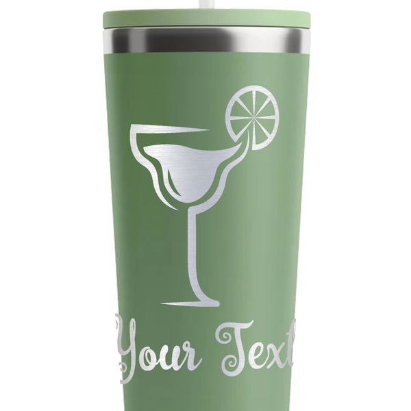 Cocktails Light Green RTIC Everyday Tumbler - 28 oz. - Close Up