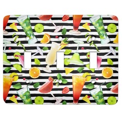 Cocktails Light Switch Cover (3 Toggle Plate)