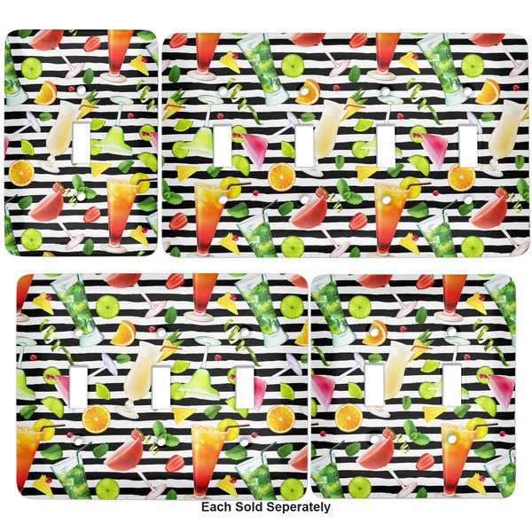 Cocktails Light Switch Covers all sizes