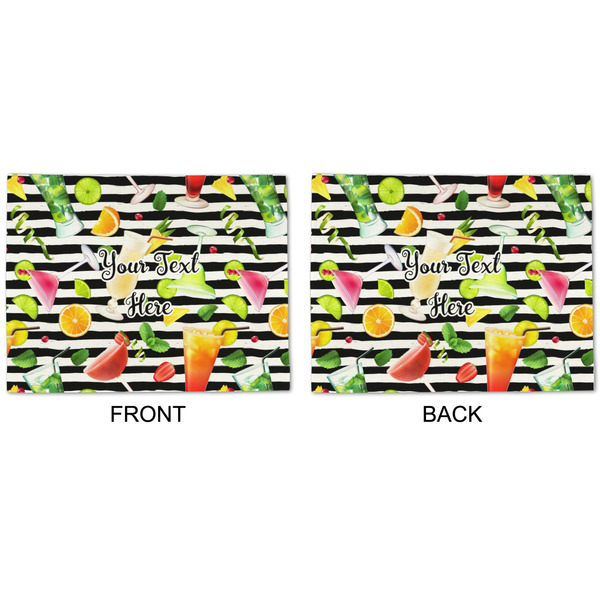 Cocktails Linen Placemat - APPROVAL (double sided)