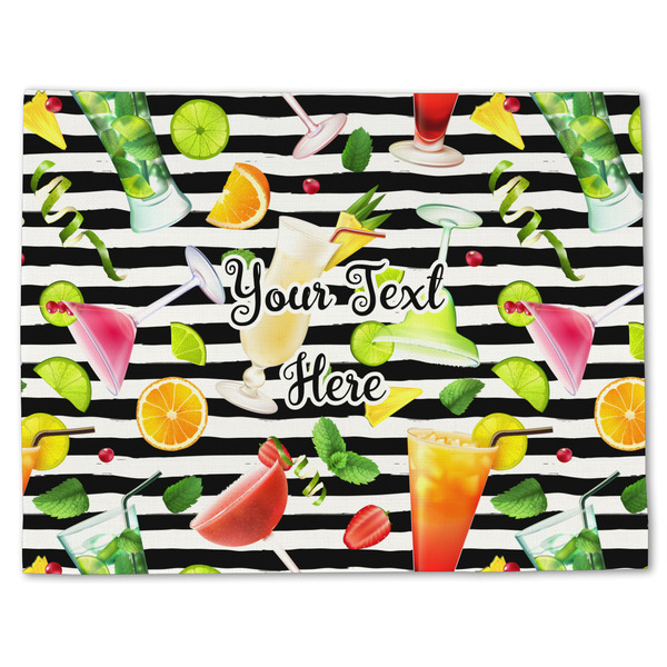 Cocktails Linen Placemat - Front