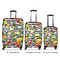 Cocktails Luggage Bags all sizes - With Handle