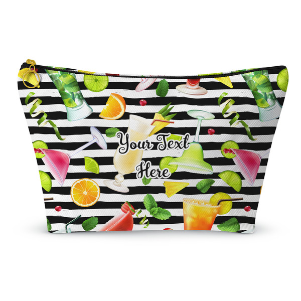 Custom Cocktails Makeup Bag - Small - 8.5"x4.5" (Personalized)