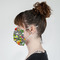 Cocktails Mask - Side View on Girl